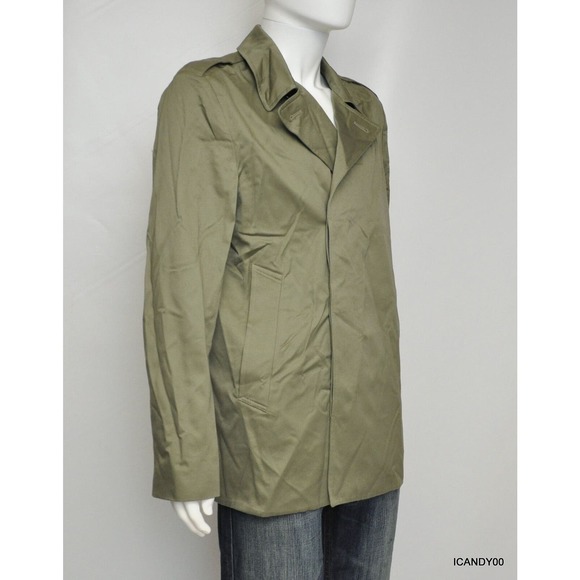 Marc Jacobs Men's Cotton Twill Coat Jacket M2111504 Moore Green L Nwt $598 - Picture 4 of 10